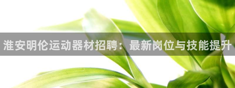 意昂体育4招商电话地址:淮安明伦运动器材招聘:最新岗位与技能